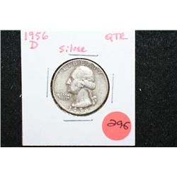 1956-D Washington Quarter; Silver