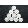 Image 1 : Mercury Dime; Various Dates & Conditions; Lot of 10