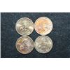 Image 1 : 2000-P (2), 2000-D & 2001-P Sacagawea $1 Coin; Lot of 4