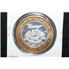 Image 2 : 1996 Flamingo Las Vegas NV Limited Edition Two-Tone $10 Gaming Token; .999 Fine Silver .60% Oz. ASW