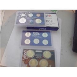 2008 COMPLETE MINT PROOF SET, 14 COINS