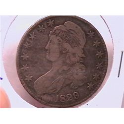 1829 Bust Half VG