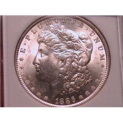 1886 Morgan Dollar MS66 Graded SGS