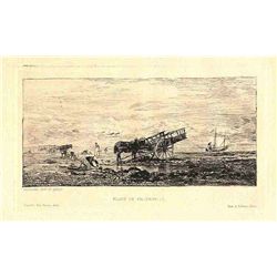 Charles Daubigny Original Etching