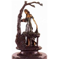 "Florist" Bronze Sculpture Inspired - Icart