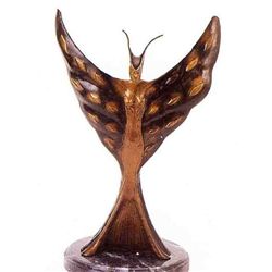 "Freedom" Bronze Sculpture Inspired - Icart