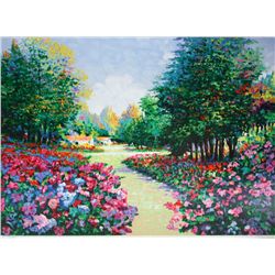 Perez "Country Walk" Original Serigaph