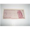 Image 1 : 1964 INDONESIA 5 SEN NOTE *EXTREMELY RARE UNC HIGH GRADE*!!