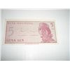 Image 1 : 1964 INDONESIA 5 SEN NOTE *EXTREMELY RARE UNC HIGH GRADE*!!