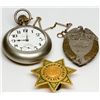 Image 1 : Union Pacific Badges and Railroad Watch UT - c1917 - 2012aug - "Railroadiana"