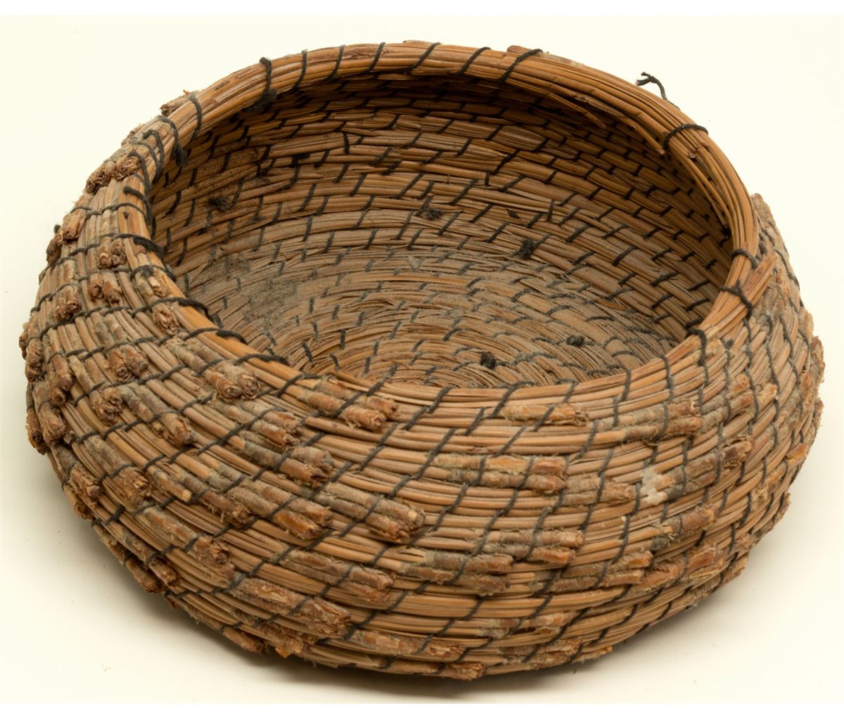 Tahoe Pine Needle Basket , 2012aug Cowboy & Native American
