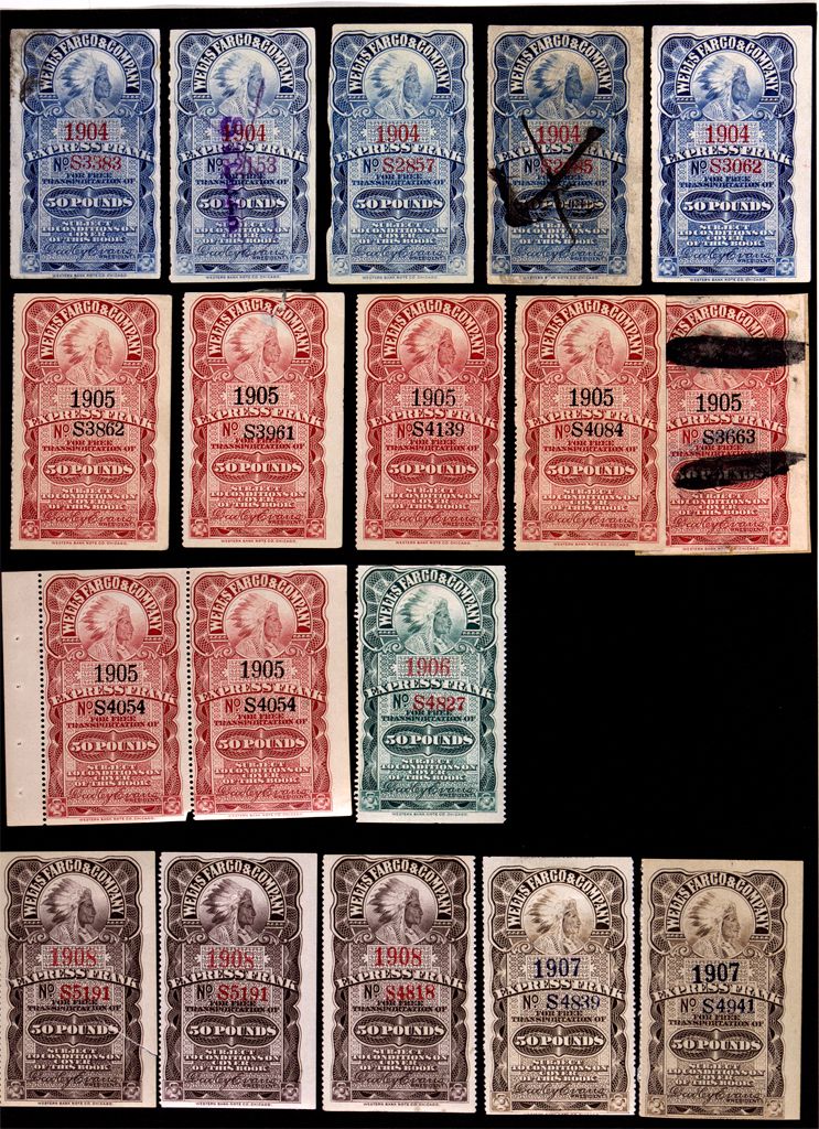 Wells Fargo Stamps San Francisco,19041908 2012aug General Americana