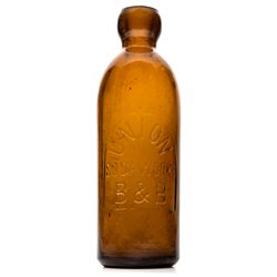 Union Soda Works Blob Soda Bottle AZ - Tombstone,Cochise County - 1882-1885 - 2012aug - General Amer
