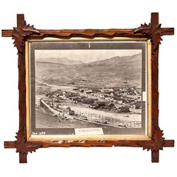 Bodie Bird’s Eye Photograph, Framed CA - Bodie,Mono County - c1920 - 2012aug - General Americana