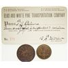 Image 1 : Elko and White Pine Transportation Pass and Tokens NV - Elko, -  - 2012aug - General Americana