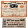 Image 1 : Eureka Consolidated and South Eureka Stock Certificates NV - Eureka, - 1872 - 2012aug - General Amer