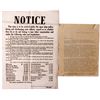 Image 1 : Labor Trouble Letter to Wingfield NV - Goldfield,Esmeralda County - 1908 - 2012aug - General America