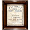 Image 1 : Framed Reno Express Broadside NV - Reno,Washoe County - c1870 - 2012aug - General Americana