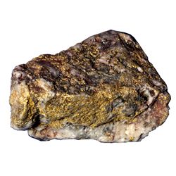 Gold Ore from Vulture Mine, Vulture City, Arizona AZ - Vulture City,Maricopa County - c1940 - 2012au