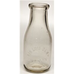 Carlin Milk Bottle NV - Carlin,Elko County - c1920 - 2012aug - Nevada Bottles