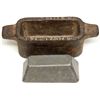 Image 1 : Ingot Mold and Lead Ingot CA - Los Angeles,c1889-1891 - 2012aug - Numismatic