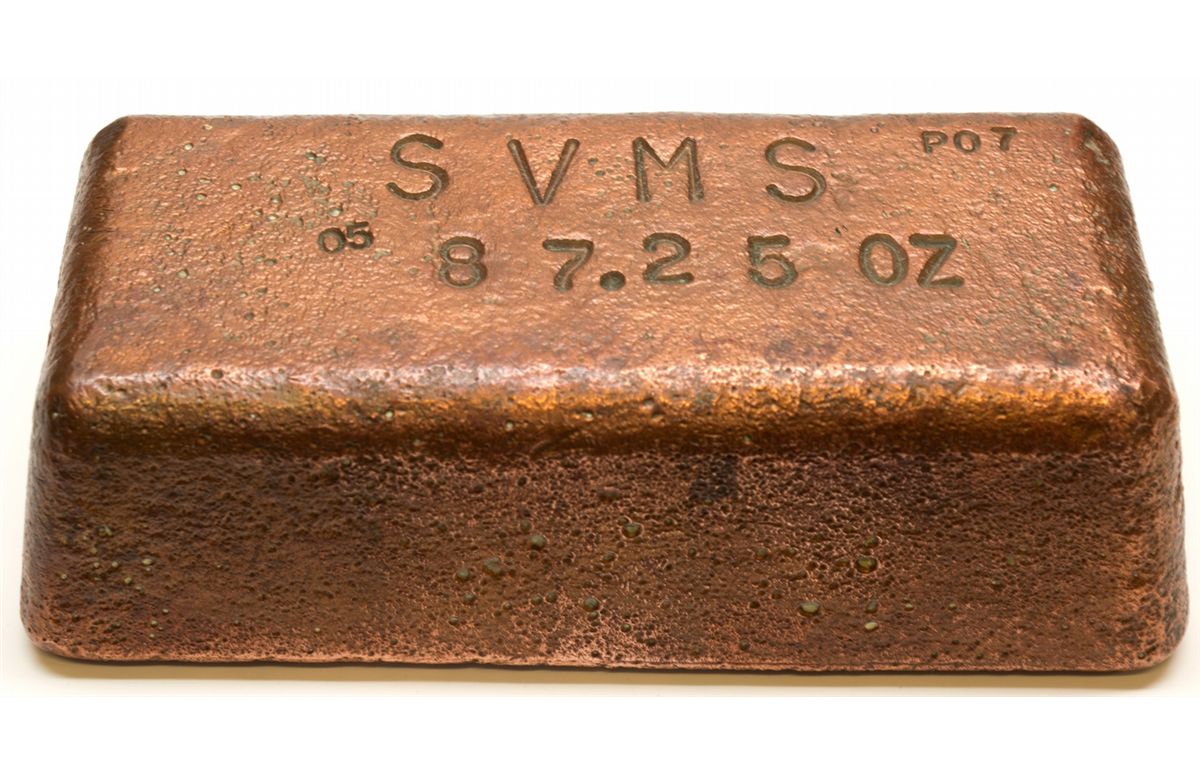 Copper Ingot NV McGill,White Pine County c1910 2012aug Numismatic