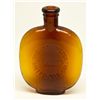 Image 1 : Arlington Bar Amber Whiskey Flask ~ Half Pint CA - Bakersfield,Kern County - c1907-1917 - 2012aug - 