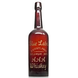 Delamar Saloon Backbar Whiskey Bottle NV - Delamar,Lincoln County -  - 2012aug - Saloon