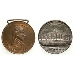 Centennial Exposition Medals 2012aug - Worlds Fair