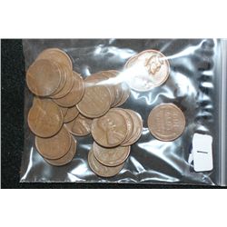 Lincoln Wheat Back Penny; Various Dates & Conditions; Lot of 25