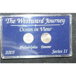 2005 Westward Journey "Ocean View"          Nickel Set; Series II; P&D Mints