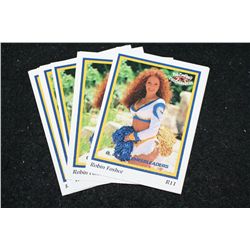 1994 NFL Sideliners Pro Football Cheerleaders Trading Card; Robin Foshee LA Rams; Lot of 10