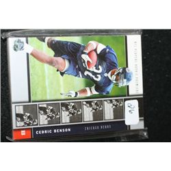 2005 NFL Cedric Benson Chicago Bears Football Trading Card; Lot of 19
