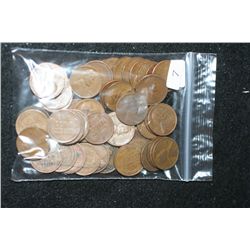 Lincoln Wheat Back Penny; Various Dates & Conditions; Lot of 25