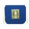 Image 2 : 22K Gold Replica Stamp W/Enlarged Reproduction of the Original Stamp Issued 1866; 15 Cent Abraham Li