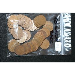 Lincoln Wheat Back Penny; Various Dates & Conditions; Lot of 50