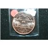 Image 2 : 2012 Copper Round; .999 Fine Copper 1 Oz.