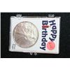 Image 1 : 2005 Silver Eagle $1; "Happy Birthday"