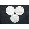 Image 2 : 1941-S, 1946 & unreadable date Walking Liberty Half Dollar; Lot of 3