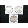 Image 2 : 1923 Peace $1; Lot of 3