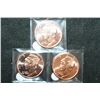 Image 1 : 2012 Copper Round; .999 Fine Copper 1 Oz.; Mercury Dime; Lot of 3