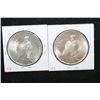 Image 2 : 1923 Peace $1; Lot of 2