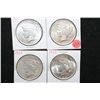 Image 1 : 1923 Peace $1; Lot of 4