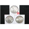 Image 1 : 1922 Peace $1; Lot of 3