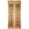 Image 1 : Set of 2 Chinese Calligraphy Painting