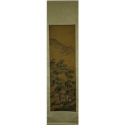 Qiu Ying Chinese Ming Watercolour Painting Scroll