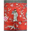Image 2 : Large Chinese Silk Textile Hong Kong 1989