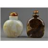 Image 1 : Set of Two Chinese Carved Agate Snuff Bottles