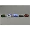 Image 3 : 5 Assorted Chinese Glass & Porcelain Snuff Bottles