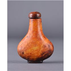 Chinese Jasper Carved Snuff Bottle